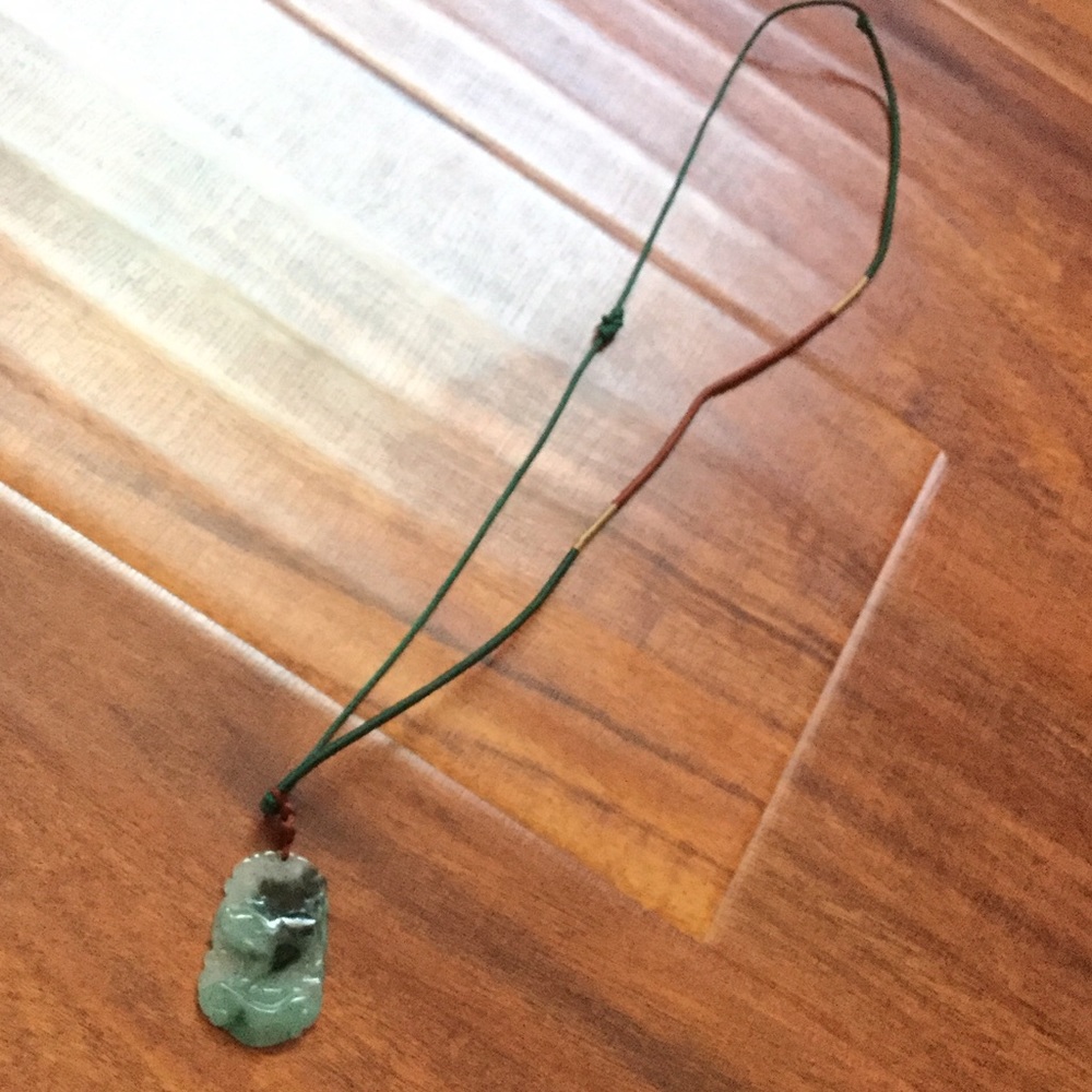 Boar Pig Jade Necklace